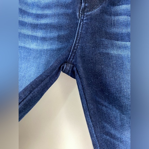 Driftwood Jackie Blue Braided Side Stripe Cropped Raw Hem Jeans Women’s Size 28 - Picture 8 of 12